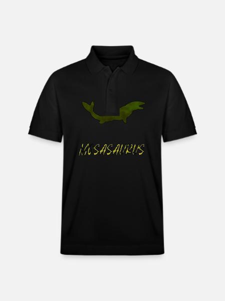 Mosasaurus - Stanley/Stella Unisex Organic Polo Shirt PREPSTER - black