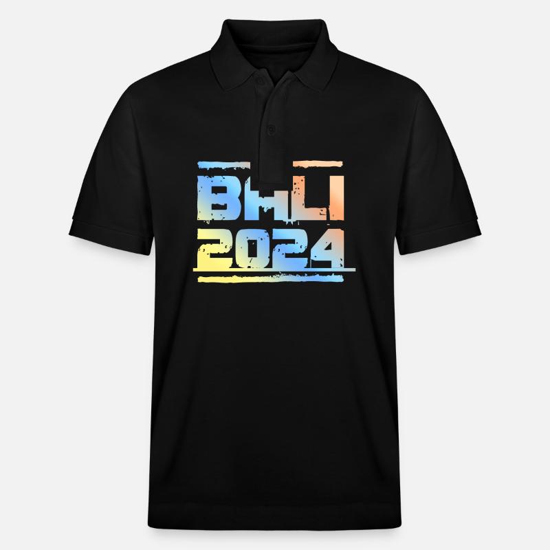Bali 2024 Bunt - Stanley/Stella Unisex Bio-Poloshirt PREPSTER - Schwarz