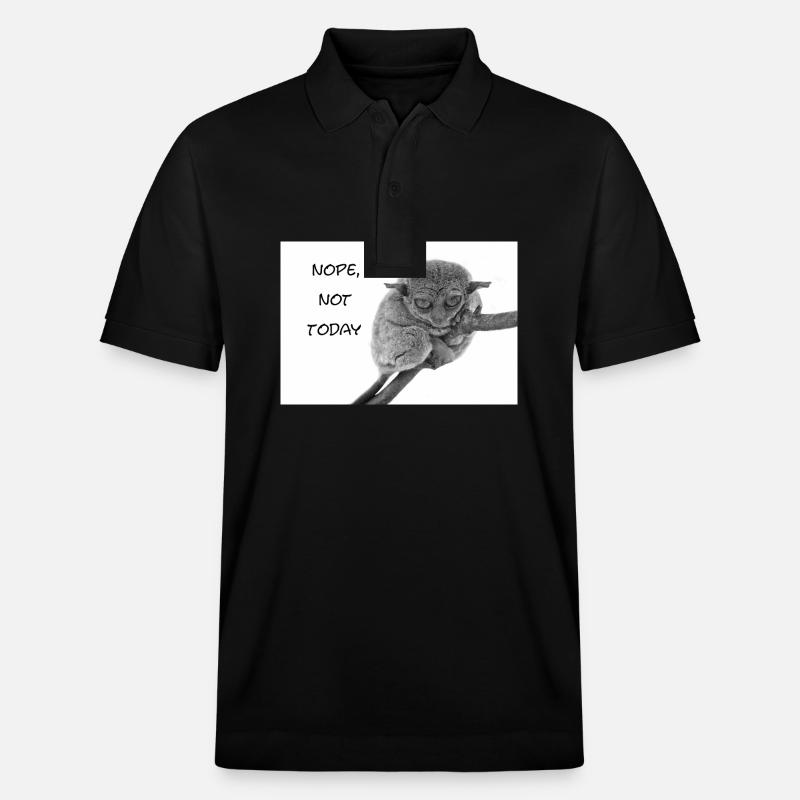 Nope, not today - Stanley/Stella Unisex Bio-Poloshirt PREPSTER - Schwarz