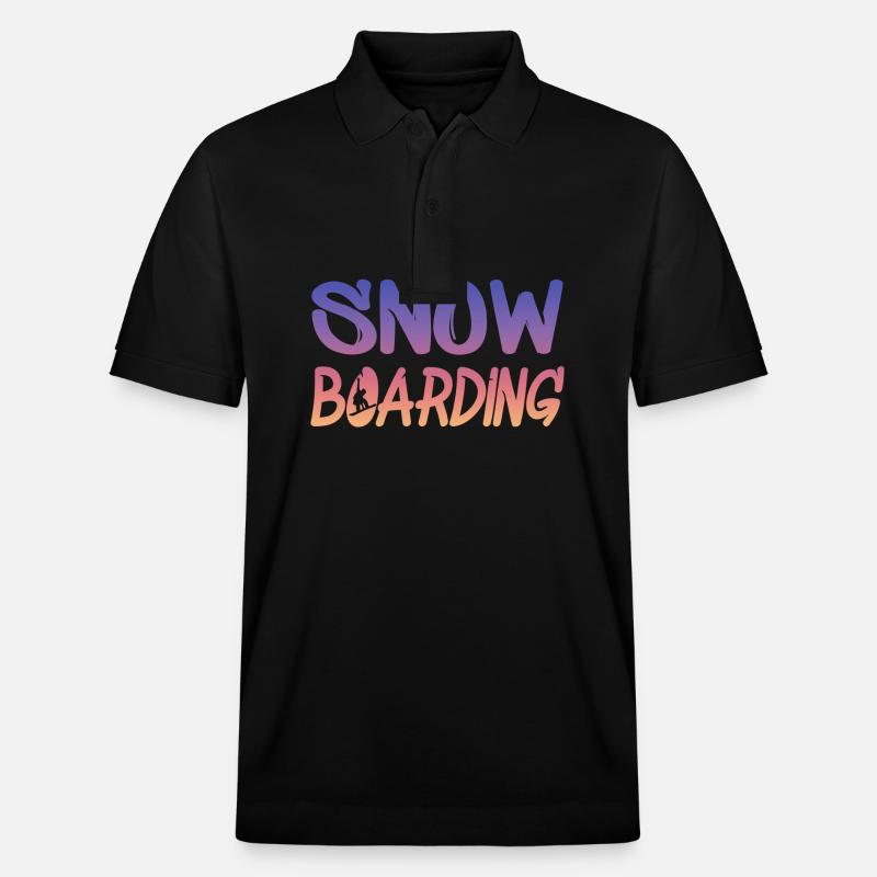 snowboarding - Stanley/Stella Unisex Bio-Poloshirt PREPSTER - Schwarz