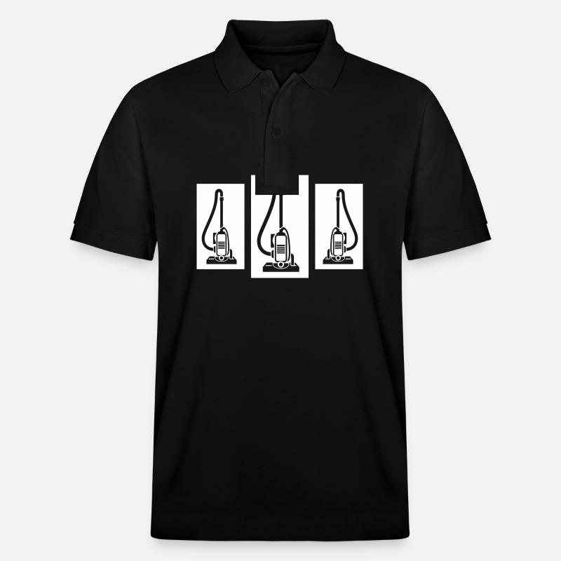 Staubsauger Putzen - Stanley/Stella Unisex Bio-Poloshirt PREPSTER - Schwarz