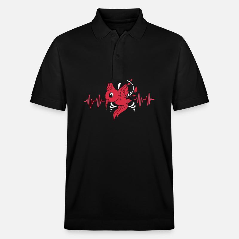 Colibri - Polo PREPSTER bio Stanley/Stella Unisexe - noir