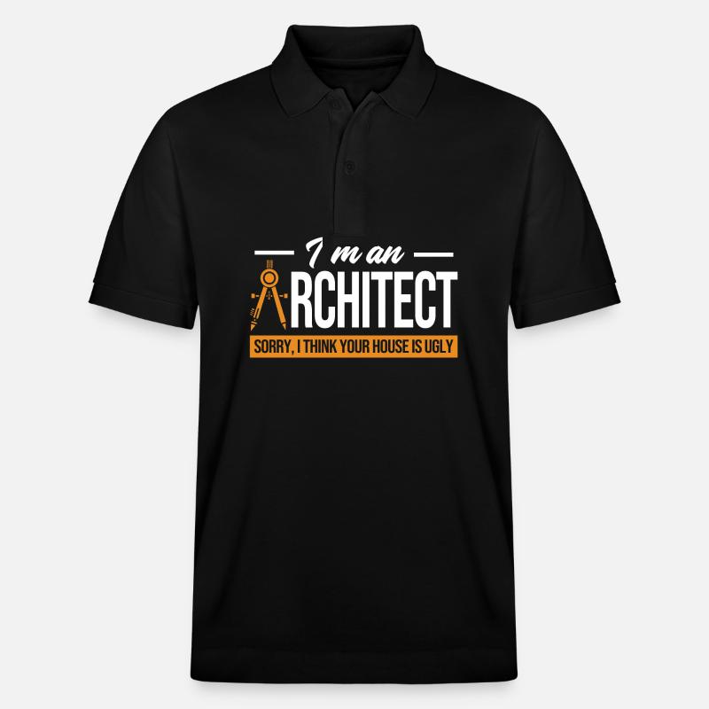 architecte - Polo PREPSTER bio Stanley/Stella Unisexe - noir