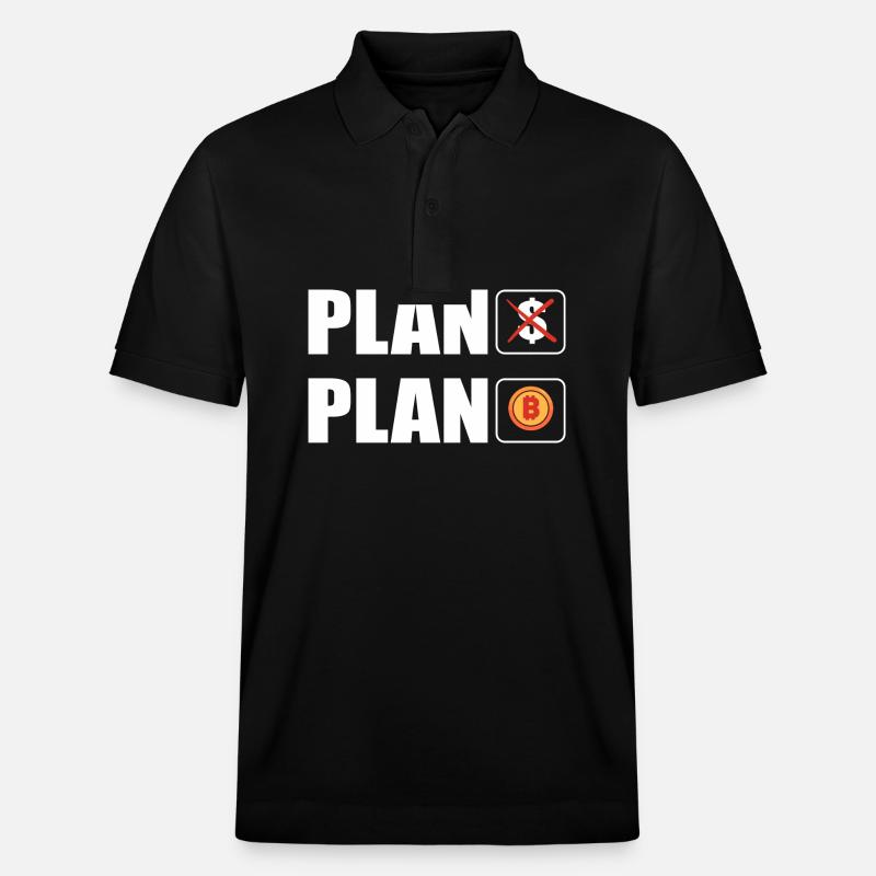 Le bitcoin - Polo PREPSTER bio Stanley/Stella Unisexe - noir
