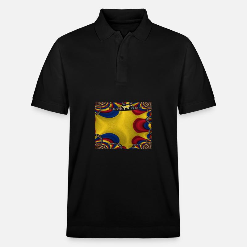 Drapeau de la Roumanie Bucarest - Polo PREPSTER bio Stanley/Stella Unisexe - noir
