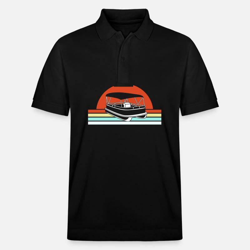 Bateau ponton Bateau Bateaux - Polo PREPSTER bio Stanley/Stella Unisexe - noir