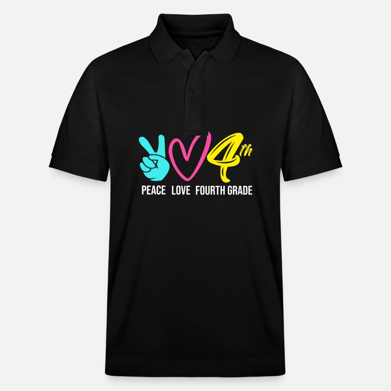 4e année - Polo PREPSTER bio Stanley/Stella Unisexe - noir