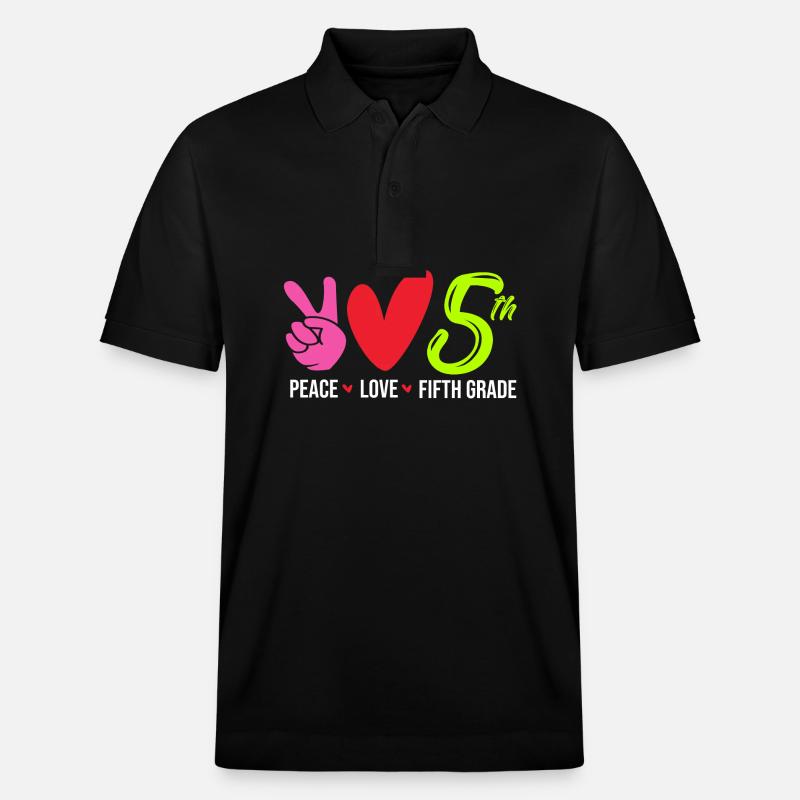 Cm2 - Polo PREPSTER bio Stanley/Stella Unisexe - noir