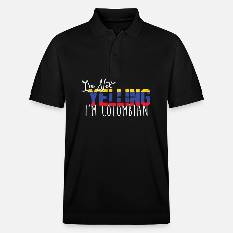 Colombie - Polo PREPSTER bio Stanley/Stella Unisexe - noir