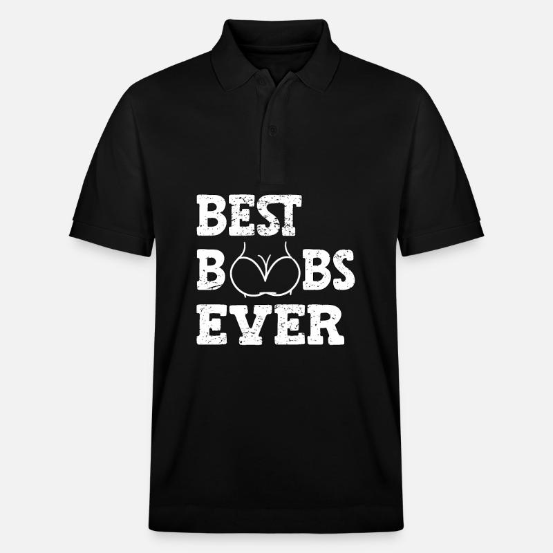 Best Boobs Ever - Stanley/Stella Unisex Bio-Poloshirt PREPSTER - Schwarz
