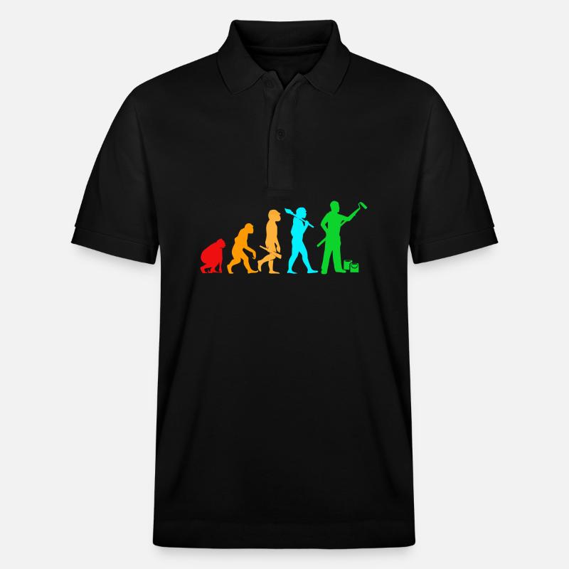 Maler Evolution - Stanley/Stella Unisex Bio-Poloshirt PREPSTER - Schwarz