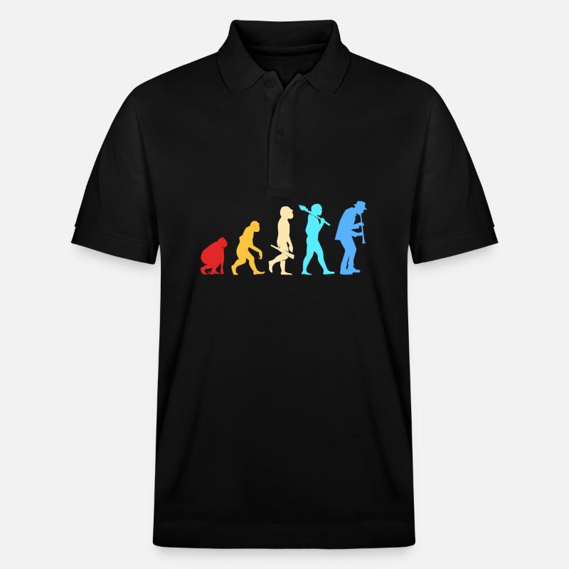 Klarinette - Stanley/Stella Unisex Bio-Poloshirt PREPSTER - Schwarz
