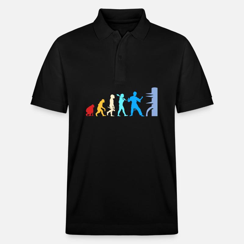Wing Chun - Polo PREPSTER bio Stanley/Stella Unisexe - noir