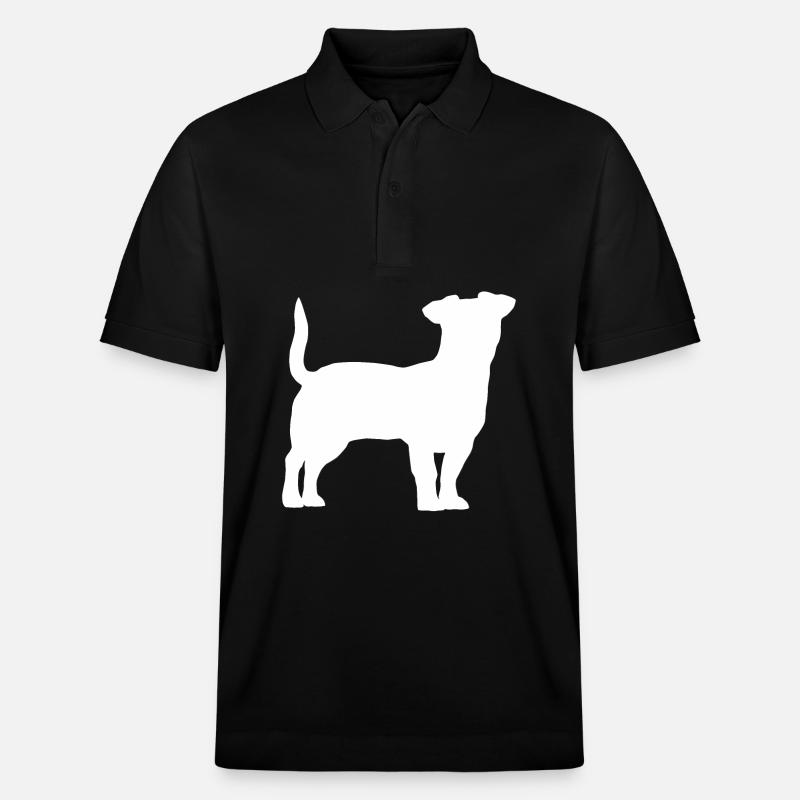 Jack Russell Terrier - Stanley/Stella Unisex Bio-Poloshirt PREPSTER - Schwarz