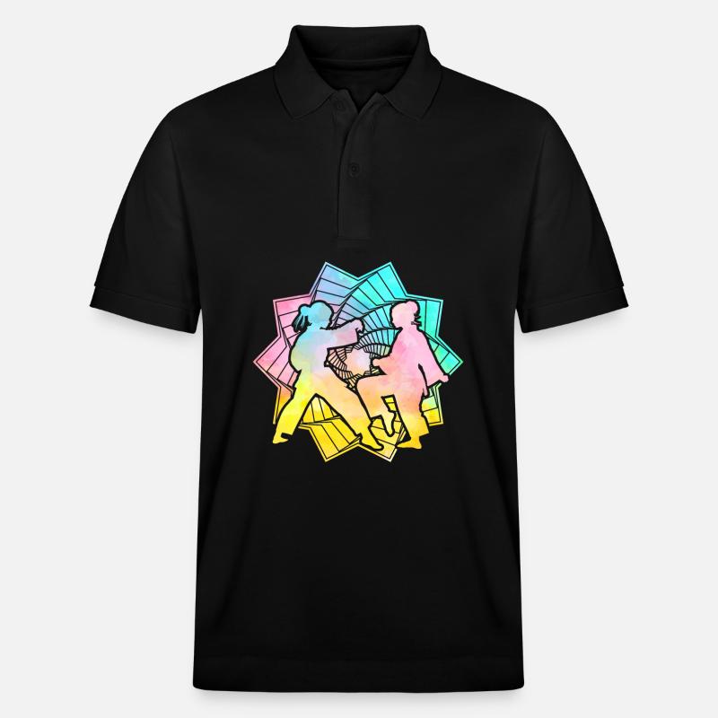 Judo - Polo PREPSTER bio Stanley/Stella Unisexe - noir