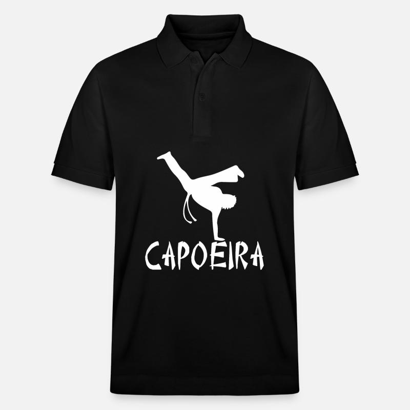 Capoeira - Stanley/Stella Unisex Bio-Poloshirt PREPSTER - Schwarz