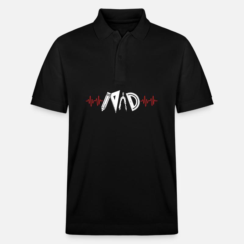 Architecture - Polo PREPSTER bio Stanley/Stella Unisexe - noir