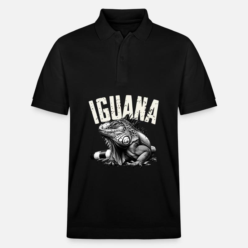 Leguan - Stanley/Stella Unisex Bio-Poloshirt PREPSTER - Schwarz