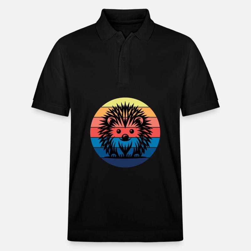 Igel - Stanley/Stella Unisex Bio-Poloshirt PREPSTER - Schwarz