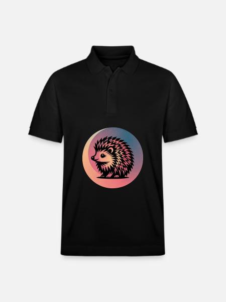 Igel - Stanley/Stella Unisex Bio-Poloshirt PREPSTER - Schwarz