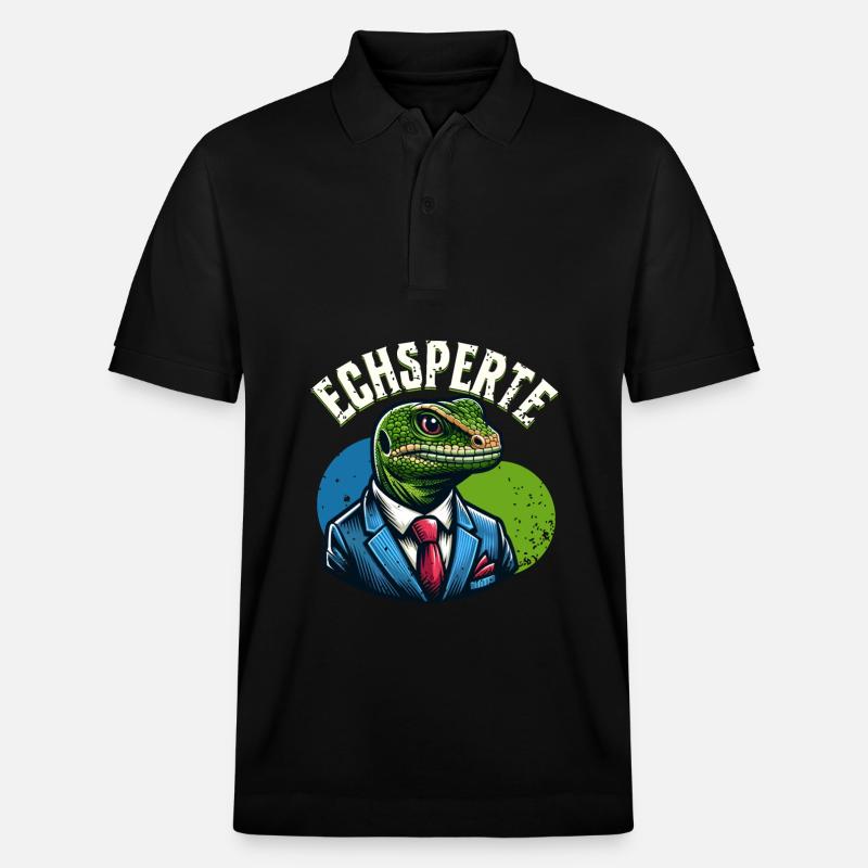 Echsperte - Stanley/Stella Unisex Bio-Poloshirt PREPSTER - Schwarz