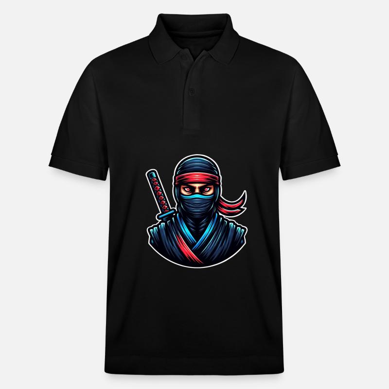 Ninja - Stanley/Stella Unisex Bio-Poloshirt PREPSTER - Schwarz
