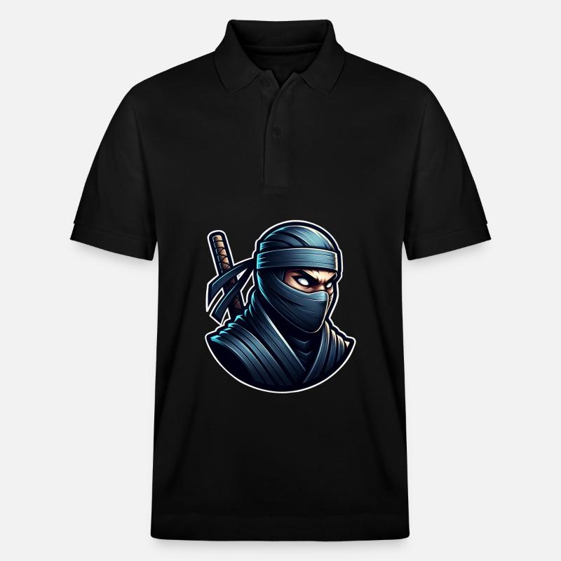 Ninja - Stanley/Stella Unisex Bio-Poloshirt PREPSTER - Schwarz