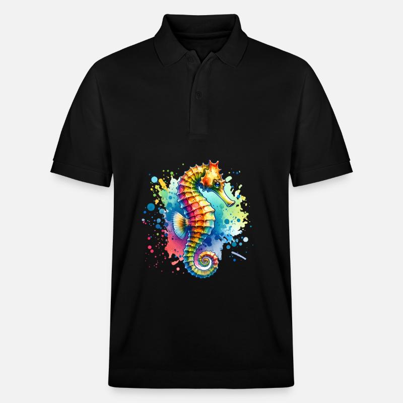 Hippocampe Hippocampe - Polo PREPSTER bio Stanley/Stella Unisexe - noir