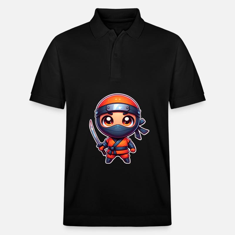 Ninja - Polo PREPSTER bio Stanley/Stella Unisexe - noir
