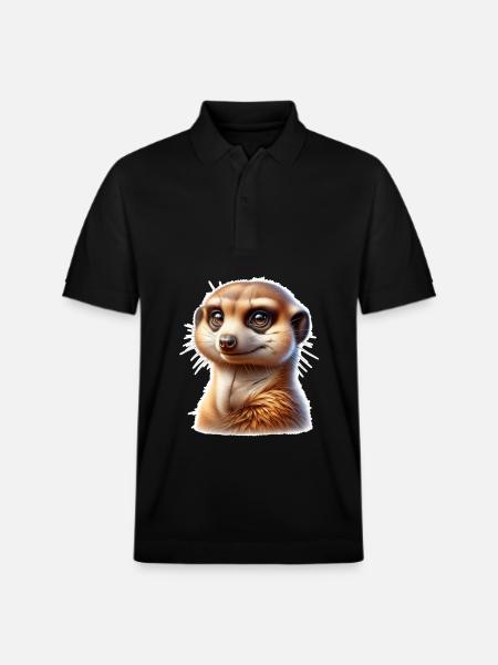 Suricate - Polo PREPSTER bio Stanley/Stella Unisexe - noir