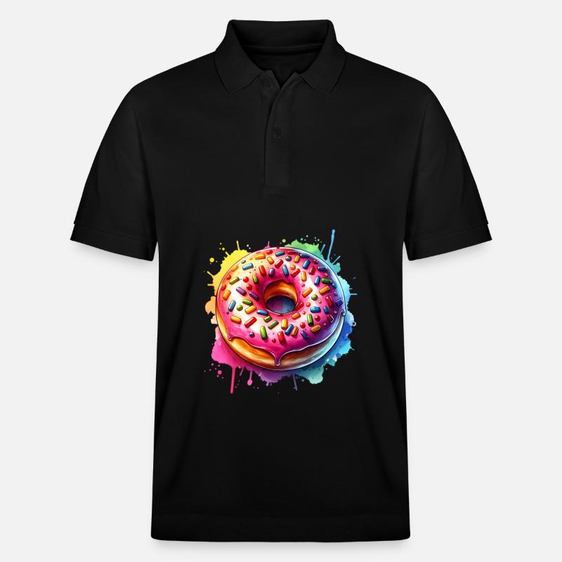 Donut - Stanley/Stella Unisex Bio-Poloshirt PREPSTER - Schwarz