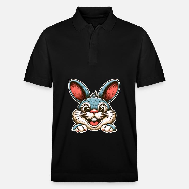 Lapin Lapin - Polo PREPSTER bio Stanley/Stella Unisexe - noir