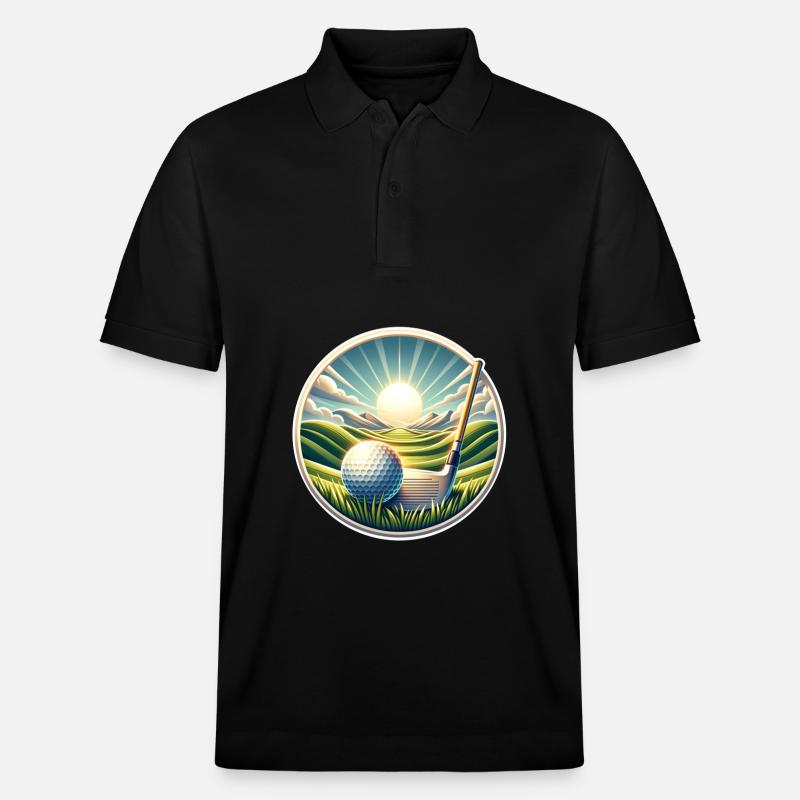 Golfe - Polo PREPSTER bio Stanley/Stella Unisexe - noir