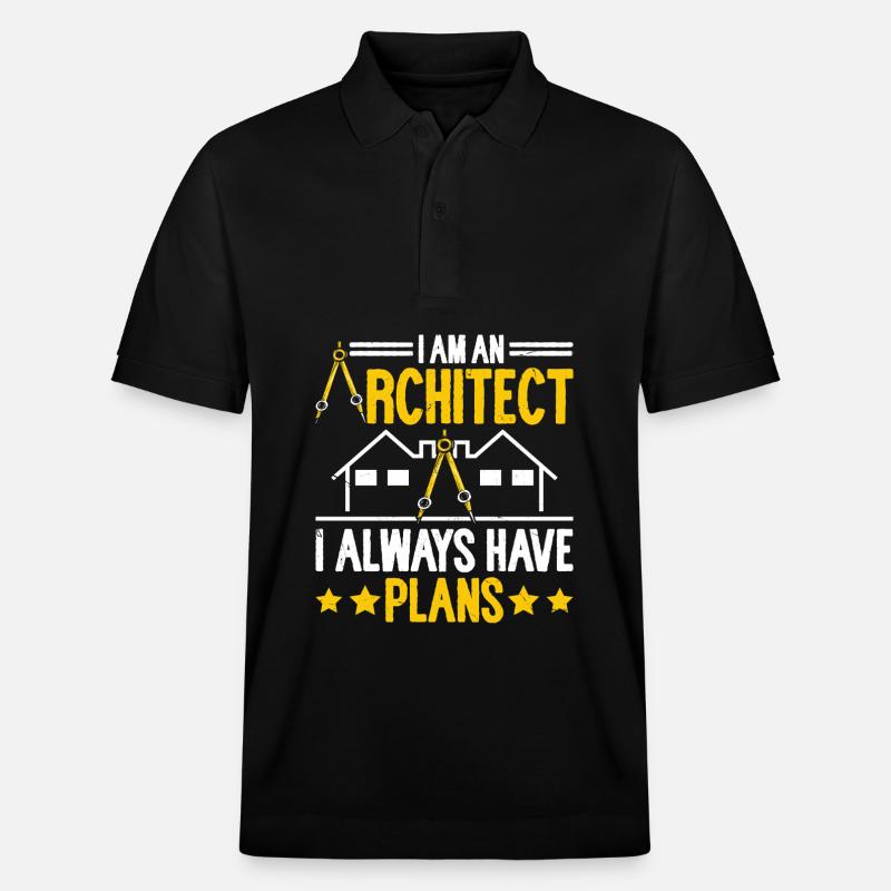 Architecte - Polo PREPSTER bio Stanley/Stella Unisexe - noir