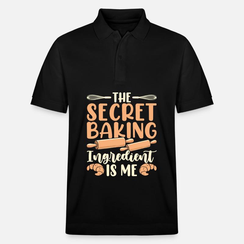 Backen Bäcker Bäckerei - Stanley/Stella Unisex Bio-Poloshirt PREPSTER - Schwarz