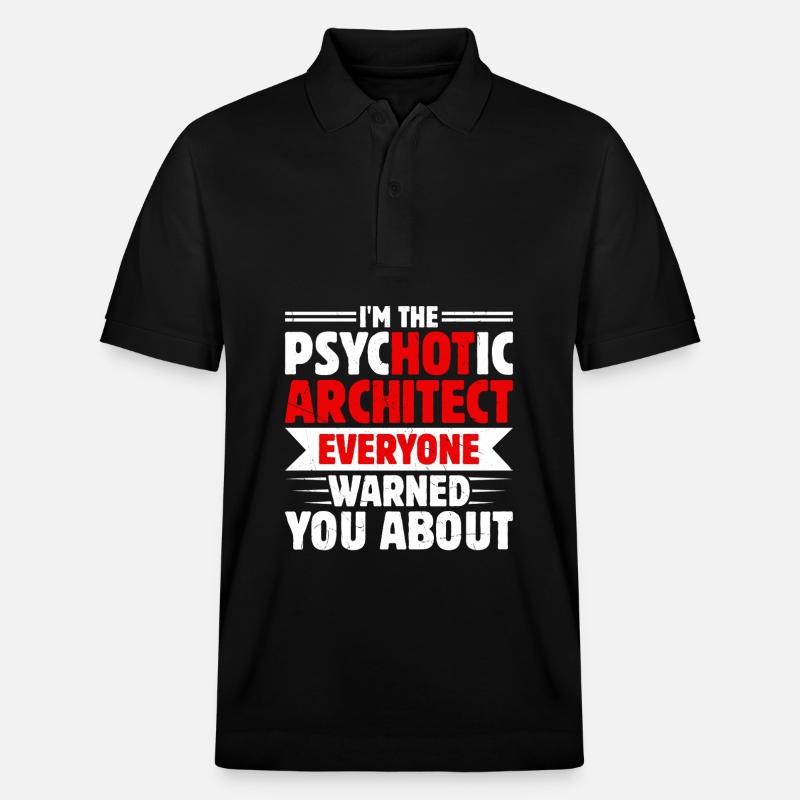 architecte - Polo PREPSTER bio Stanley/Stella Unisexe - noir