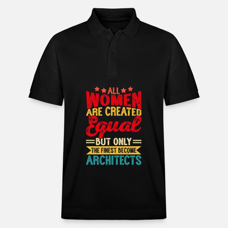 Architecte - Polo PREPSTER bio Stanley/Stella Unisexe - noir
