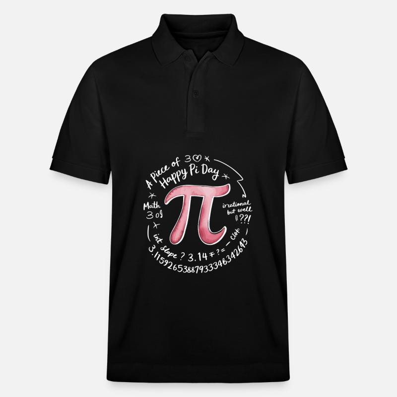 Pi - Stanley/Stella Unisex Bio-Poloshirt PREPSTER - Schwarz