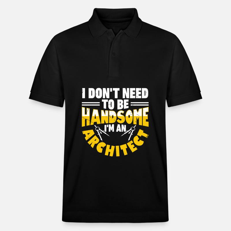 Architekt - Stanley/Stella Unisex Bio-Poloshirt PREPSTER - Schwarz