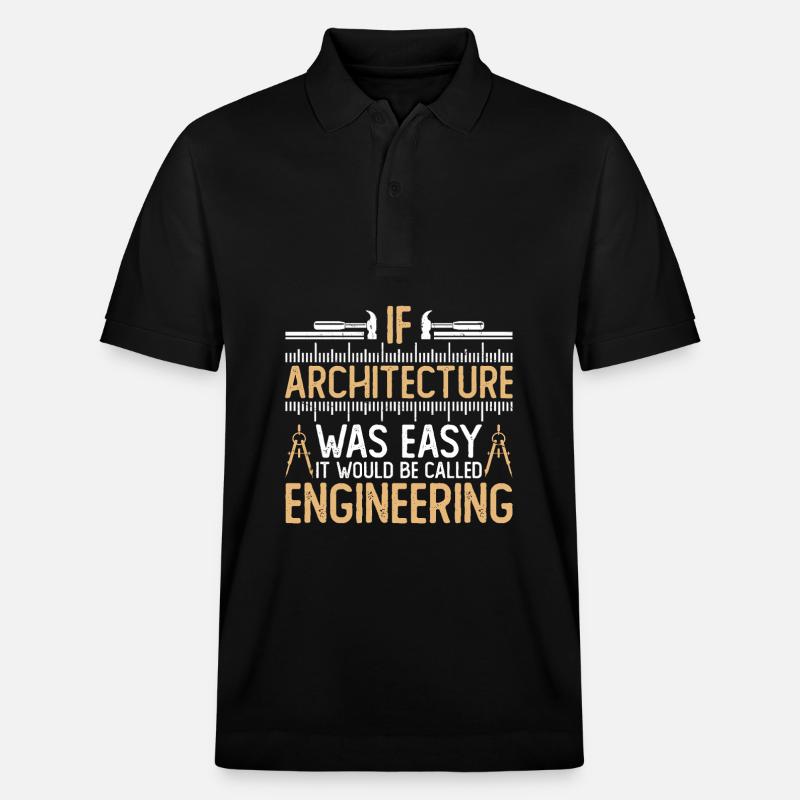 Architekt - Stanley/Stella Unisex Bio-Poloshirt PREPSTER - Schwarz