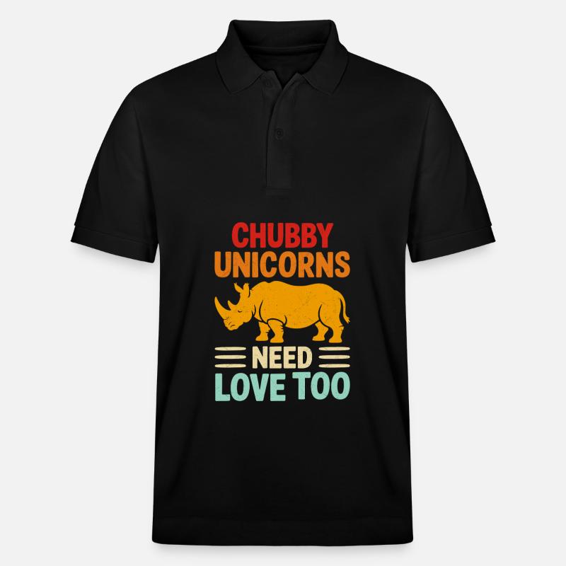 Nashorn - Stanley/Stella Unisex Bio-Poloshirt PREPSTER - Schwarz