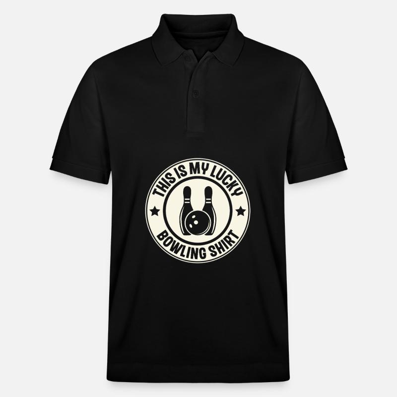 Bowling - Stanley/Stella Unisex Bio-Poloshirt PREPSTER - Schwarz