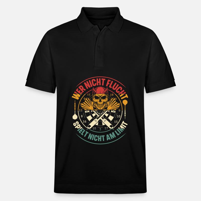 Darts - Stanley/Stella Unisex Bio-Poloshirt PREPSTER - Schwarz