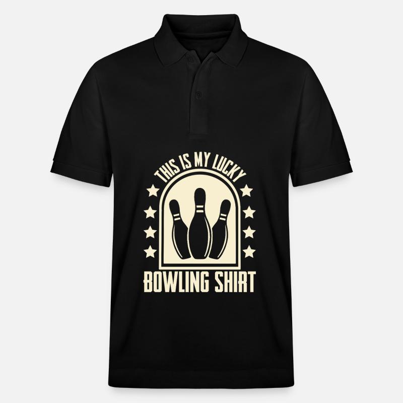 Bowling - Stanley/Stella Unisex Bio-Poloshirt PREPSTER - Schwarz