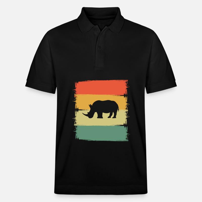 Nashorn - Stanley/Stella Unisex Bio-Poloshirt PREPSTER - Schwarz