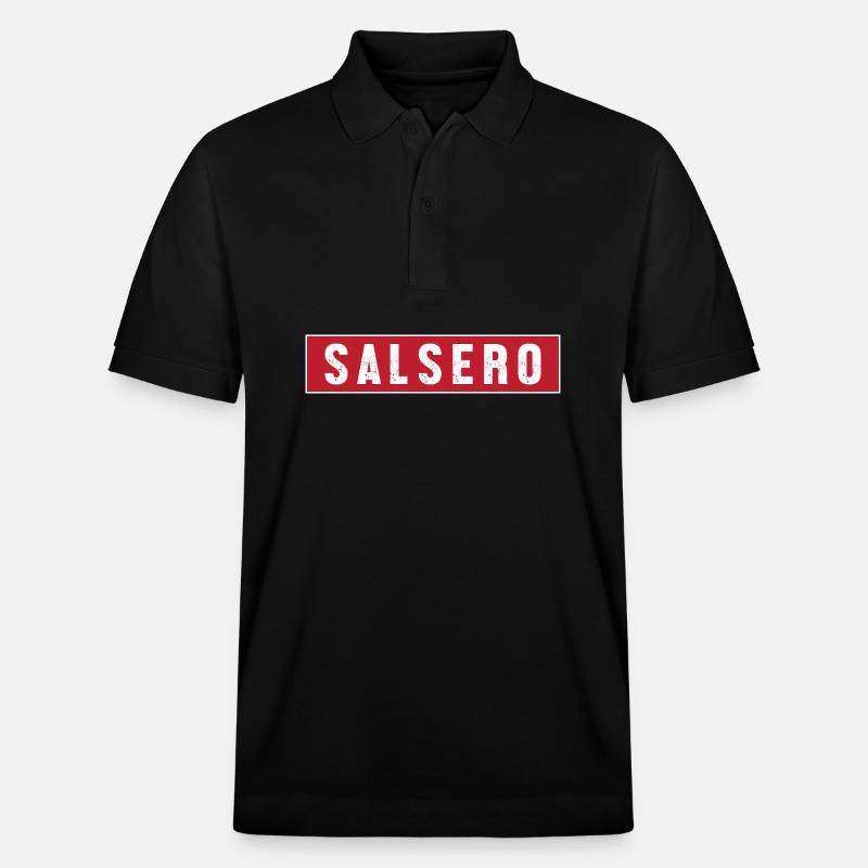 Salsa Dancer Dancer - Stanley/Stella Unisex Organic Polo Shirt PREPSTER - black