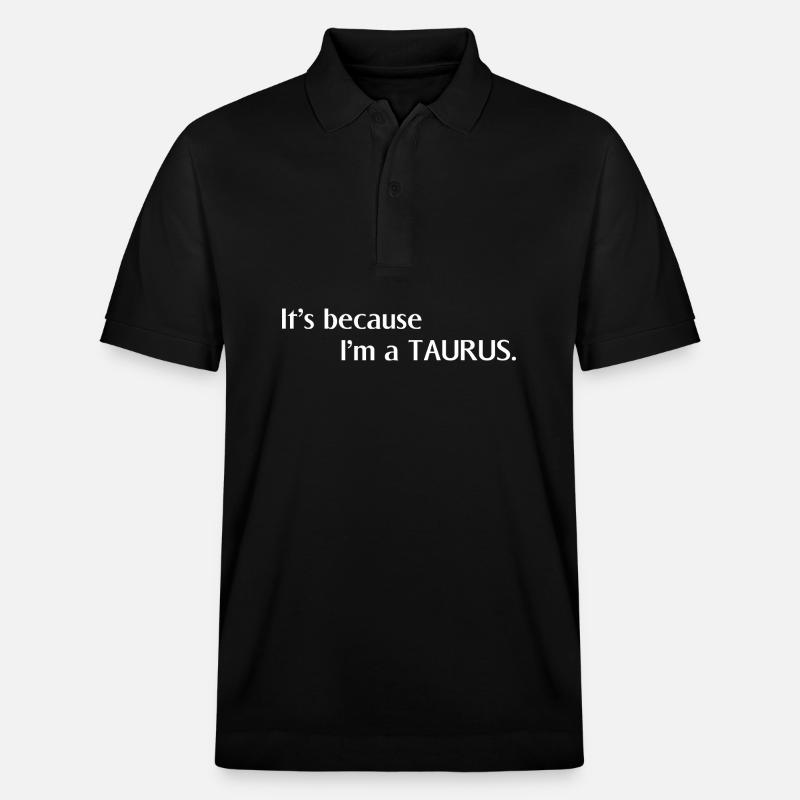 Sternzeichen Stier - Stanley/Stella Unisex Bio-Poloshirt PREPSTER - Schwarz