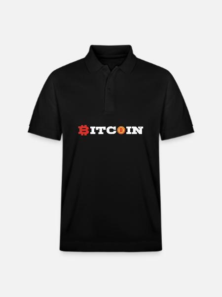 Bitcoin - Stanley/Stella Unisex Organic Polo Shirt PREPSTER - black