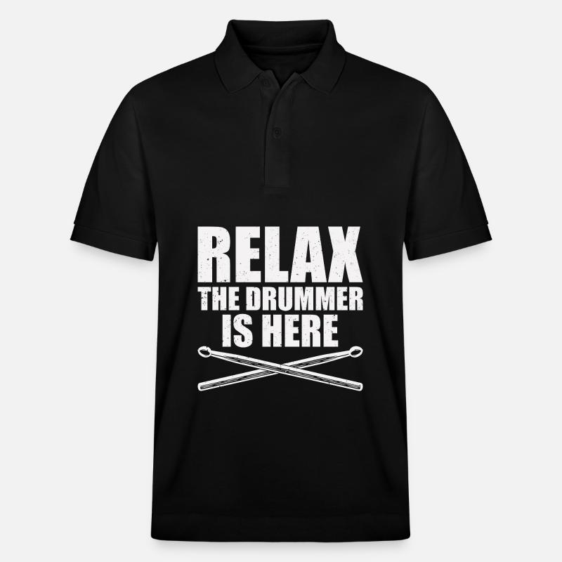 Drummer - Stanley/Stella Unisex Bio-Poloshirt PREPSTER - Schwarz