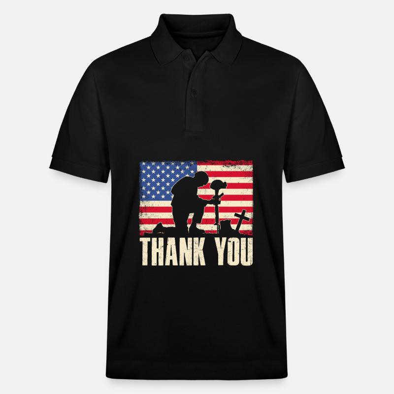 Vielen Dank - Stanley/Stella Unisex Bio-Poloshirt PREPSTER - Schwarz